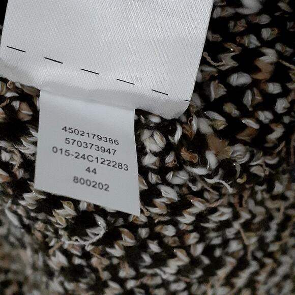 NWT Chico's Cardigan Sweater Tweed Blazer Size 3 (XL) Olive One Button - Picture 6 of 7